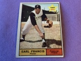 EARL FRANCIS Pirates 1961 Topps Baseball Card #54