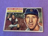 RED WILSON Tigers 1956 Topps Baseball Card #92