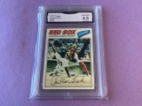 CARLTON FISK Red Sox 1977 Topps Graded 4.5