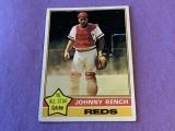 JOHNNY BENCH Reds 1976 Topps Baseball Card