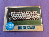 REDS TEAM CARD 1968 Topps Baseball Card