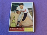 DICK STIGMAN Indians 1961 Topps Baseball Card #77