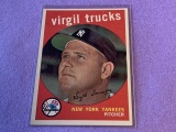 VIRGIL TRUCKS Yankees 1959 Topps Baseball Card