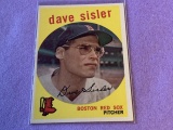 DAVE SISLER Red Sox 1959 Topps Baseball Card #384