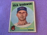 DICK BRODOWSKI Indians 1959 Topps Baseball Card