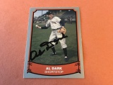 AL DARK Autograph Baseball Legends Card