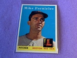 MIKE FORNIELES Red Sox 1958 Topps Baseball Card