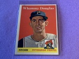 WHAMMY DOUGLAS Pirates 1958 Topps Baseball Card