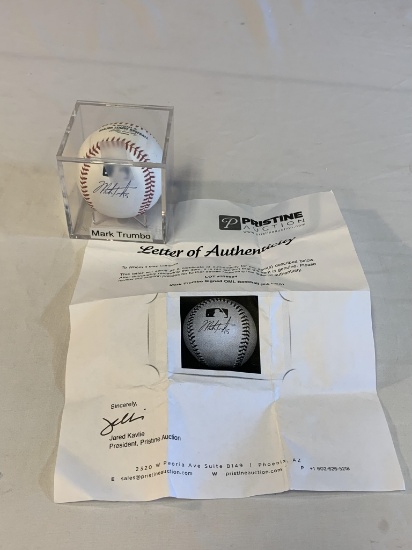 MARK TRUMBO Angels AUTOGRAPH SIGNED Baseball COA