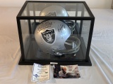 RAY GUY Raiders SIGNED FS Helmet COA  #7 out of 8
