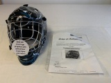 2014-15 Sharks Team Goalie  Mask SIGNED by 13