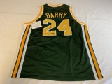 RICK BARRY Oakland Oaks AUTOGRAPH Jersey COA