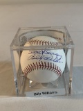BILLY WILLIAMS inscribed AUTOGRAPH Baseball COA