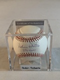 ROBIN ROBERTS Inscribed AUTOGRAPH Baseball PSA COA