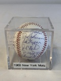 1969 METS REUNION Team SIGNED Baseball MLB COA