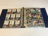 1996 Donruss Football Card Set in binder