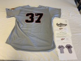CHRIS REITSMA Braves GAME USED SIGNED Jersey COA
