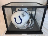 PEYTON MANNING Colts AUTOGRAPH Full Size Helmet