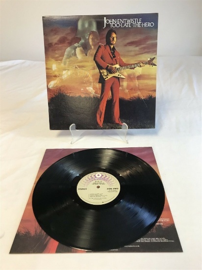 JOHN ENTWISTLE Too Late The Hero LP Album 1981