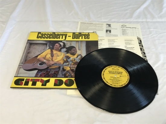 CASSELBERRY/DUPREE'-CITY DOWN vinyl reggae LP