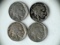 Lot of 4 Buffalo Nickels (1927,1930,1934,1935)