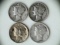 Lot of 4 1942-P/S .90 Silver Mercury Dimes