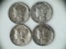 Lot of 4 1944-S .90 Silver Mercury Dimes