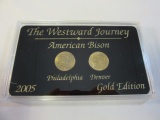 2005 P&D Westward Journey American Bison Gold Ed.
