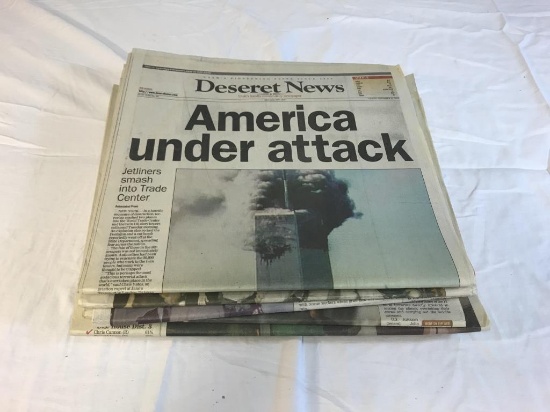 Lot of 9/11 and 2000 Election Newspapers