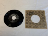 BING CROSBY Gone Fishin 45 RPM Record 1951