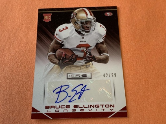 BRUCE ELLINGTON 2014 Rookies & Stars AUTOGRAPH RC