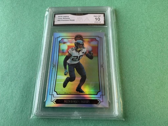 JALEN RAMSEY 2019 Legecy Prizm Graded 10 Gem Mint