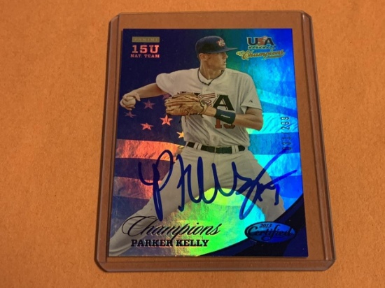 PARKER KELLY 2013 Certified AUTOGRAPH 031/299 Card
