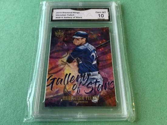 CHRISTIAN YELICH 2019 Diamond Kings GS15 Graded 10