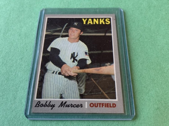 BOBBY MURCER Yankees 1970 Topps Baseball Card