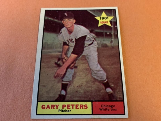 GARY PETTERS White Sox 1961 Topps Baseball Card