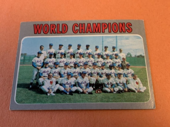 METS WORLD CHAMPIONS 1970 Topps Baseball Card