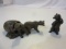 Lot of Two Halko Bear Figurines