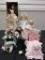 Lot of Misc. Dolls and a Teddy Bear