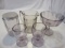 Lot of 5 Purple Glass Dishes