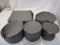 5 Piece Quilted China Storage Set
