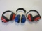 3 Pairs of Noise Blocking Earmuffs