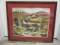 Framed Franeck Farm Landscape Art Piece