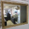 Mirror With Gold Toned Frame