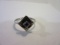 Diamond Shaped 925 Silver Ring With Lapiz Stone
