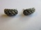Pair of .925 Silver Shell-Shaped Earrings 3.4g