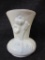 Vintage Van Briggle White w/ Blue Vase