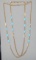 Filigree and Baby Blue necklace