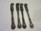 Lot of 4 Sterling Silver Butter Knives