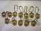 Lot of 12 National Safety Council Keychains